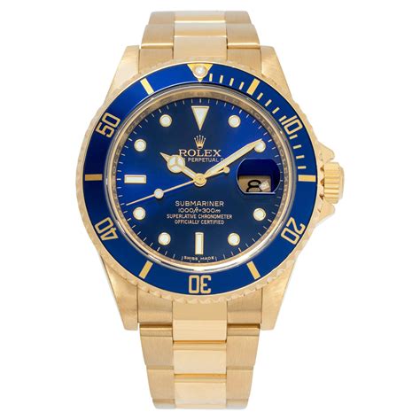 rolex submariner ros gold|Rolex Submariner official website.